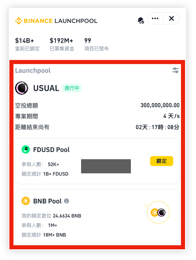 幣安 幣安 Launchpool